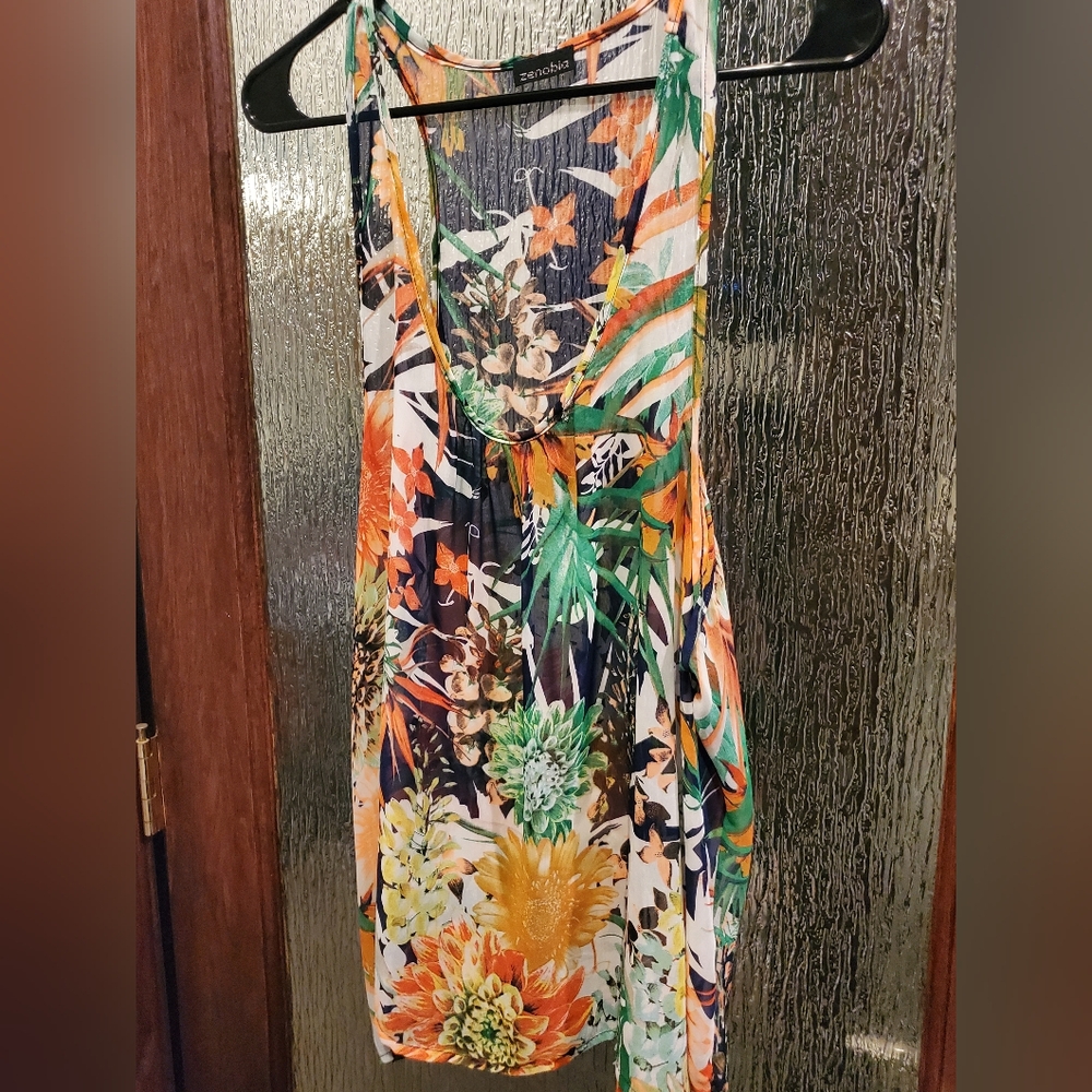 Floral Sheer Top